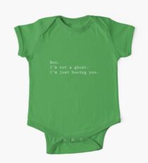 Boo. I'm not a ghost. I'm just booing you. One Piece - Short Sleeve