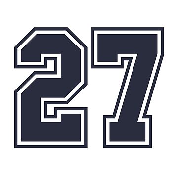 Number 27 Birthday Varsity Sports Team Jersey T Shirts, Hoodies,  Sweatshirts & Merch