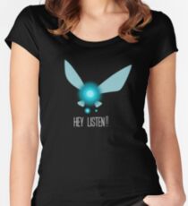 Navi Hey Listen! (Zelda) Women's Fitted Scoop T-Shirt