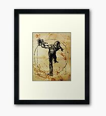 Vitruvian Zombie Unleased Framed Print