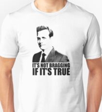 Suits Harvey Specter It's Not Bragging Tshirt Slim Fit T-Shirt