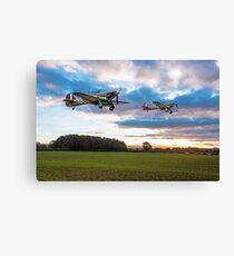 17 Squadron Scramble Canvas Print