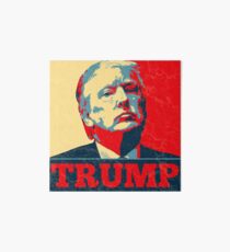 Vote TRUMP - Donald Trump in 2016 - Shepard Fairey Style - Make America Great Again Art Board