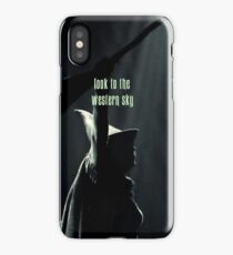 Look to the western sky iPhone Case