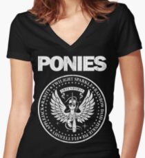 Ramonies Women's Fitted V-Neck T-Shirt