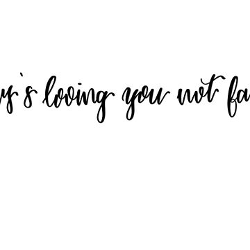 Why's loving you not fair? quote from song Everywhere by Niall Horan  digital lettering Sticker Sticker for Sale by averycooluser