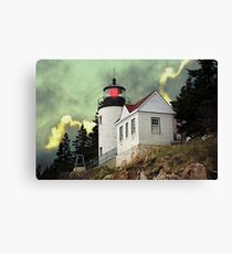 Bass Harbor Head Lighthouse Canvas Print