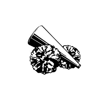 Pom Poms (Black & White) Magnet for Sale by crystalcreative