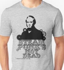 Camiseta ajustada Charles Darwin era un punk
