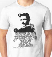 Camiseta ajustada Nikola Tesla era un punk