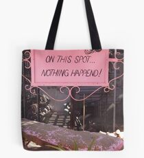 Niks het hier gebeur nie Tote Bag