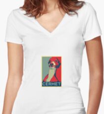 Cermet Women's Fitted V-Neck T-Shirt