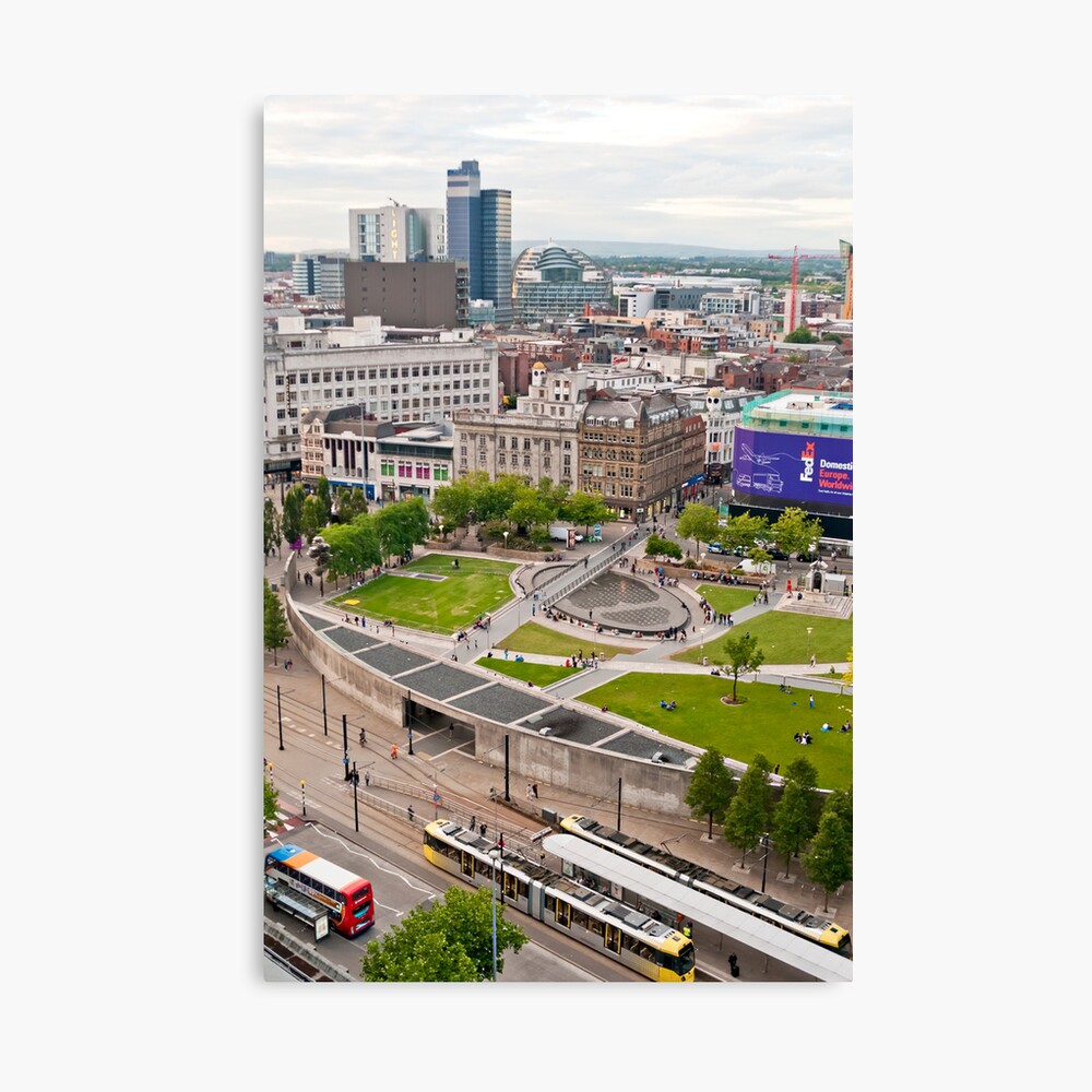 A roof with a view Canvas Print