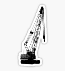 black crane Sticker