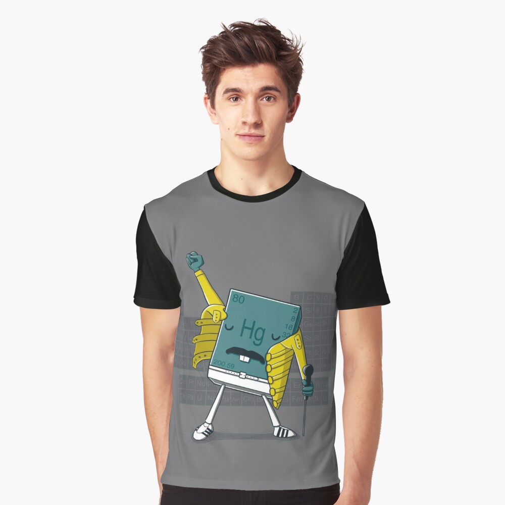 Freddy Mercury Mendeleev Tribute Graphic T Shirt