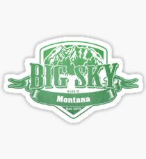 Big Sky Montana Ski Resort Sticker