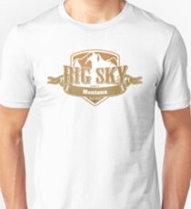 Camiseta unisex Big Sky Montana Ski Resort
