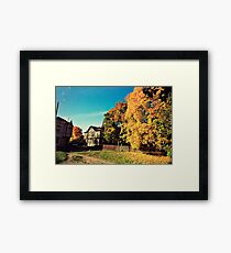 Autumn is Golden Framed Print