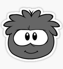 Black Puffle Sticker