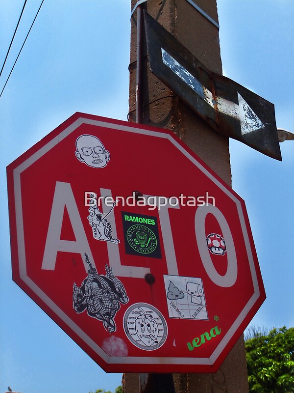 "Alto (Stop Sign)" Photographic Prints by Brendagpotash | Redbubble