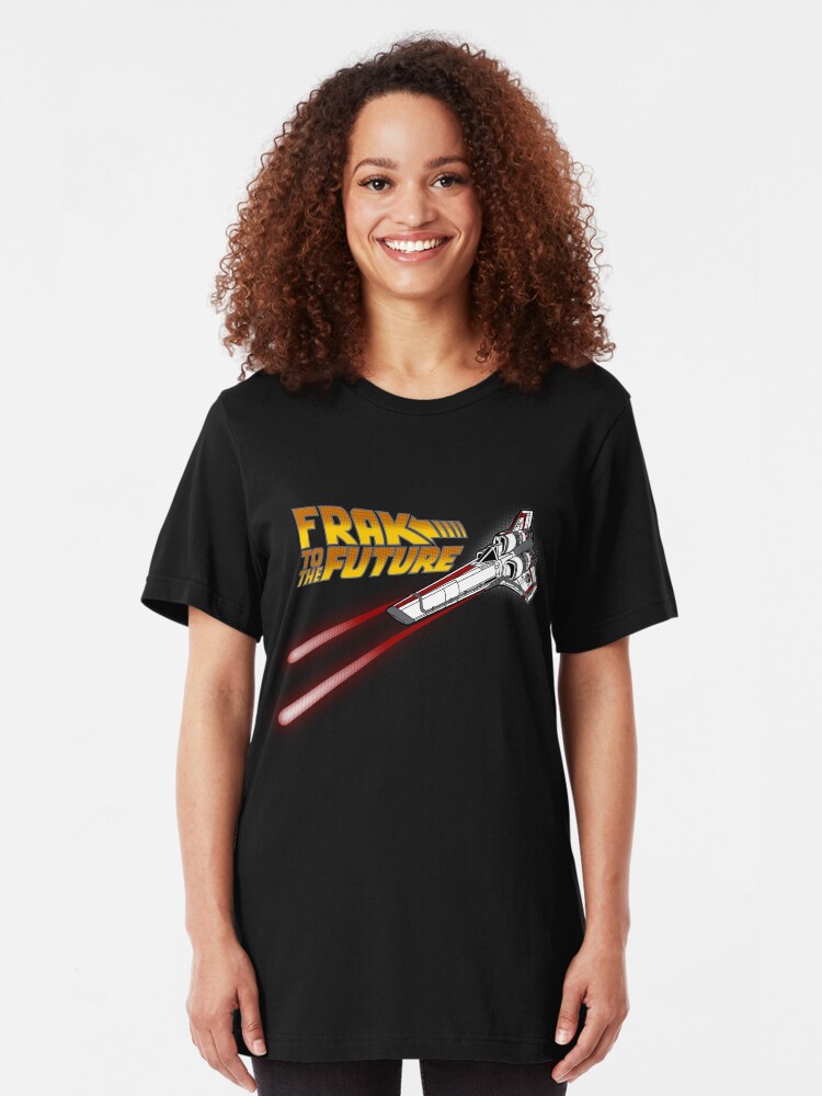 Alternate view of FRAK to the FUTURE (v2) Slim Fit T-Shirt