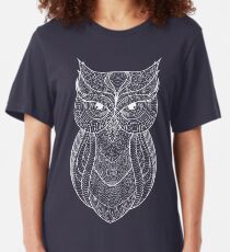 White owl Slim Fit T-Shirt