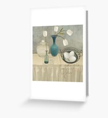 The Blue Vase Greeting Card