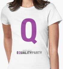 AEP Q mark & logo Women's Fitted T-Shirt