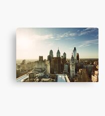 Philadelphia Skyline, October 2013 Leinwanddruck