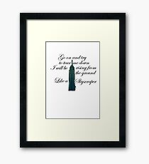 Like A Skyscraper Framed Print