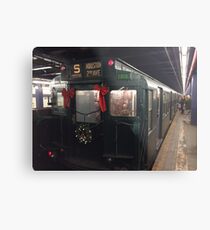 Lámina metálica Tren de metro de la vendimia de la década de 1930, New York Transit Museum Nostalgia Trip, la ciudad de Nueva York