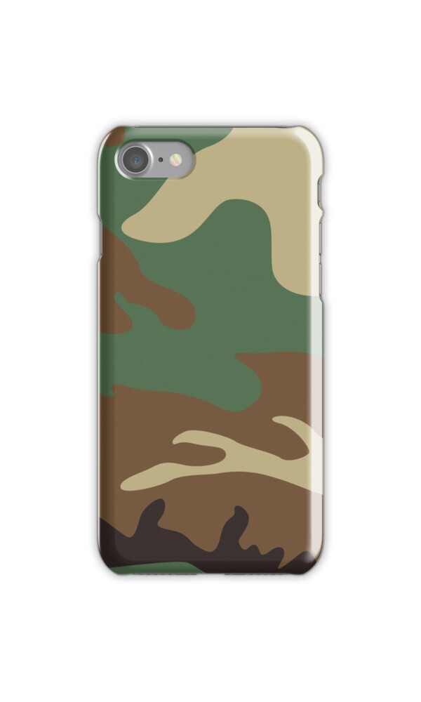 "Smartphone Case Camouflage Camo " iPhone Cases & Skins by Mark