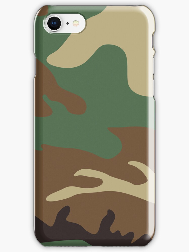 "Smartphone Case Camouflage Camo " iPhone Cases & Skins by Mark