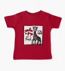 Sophie la Girafe Has A Posse Giraffe Retro Baby Tee