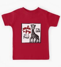 Sophie la Girafe Has A Posse Giraffe Retro Kids Tee