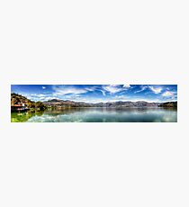 lake kastoria, greece Photographic Print
