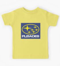 Pleiades Mythology Esoteric Mystery School Subaru Auto Logo Kids Tee
