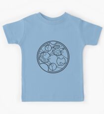 Circular Gallifreyan, Brian Cox Quote "I'm not anti-religion, I'm anti-maniac." Kinder T-Shirt