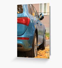 Autumn Car Greeting Card