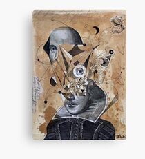 shakespeare as an abstracted concept Canvas Print