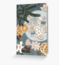 Gingerbread Man Cookies Greeting Card