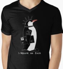 son of punk as fsck Men's V-Neck T-Shirt