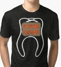 Funny Game Over Tri-blend T-Shirt