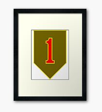 1st Infantry Division, US Army Framed Print