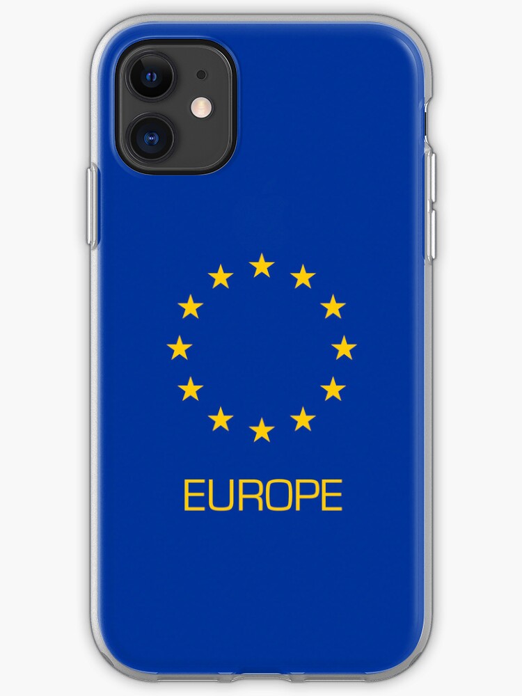 "Smartphone Case Flag of The European Union (Europe)" iPhone Case