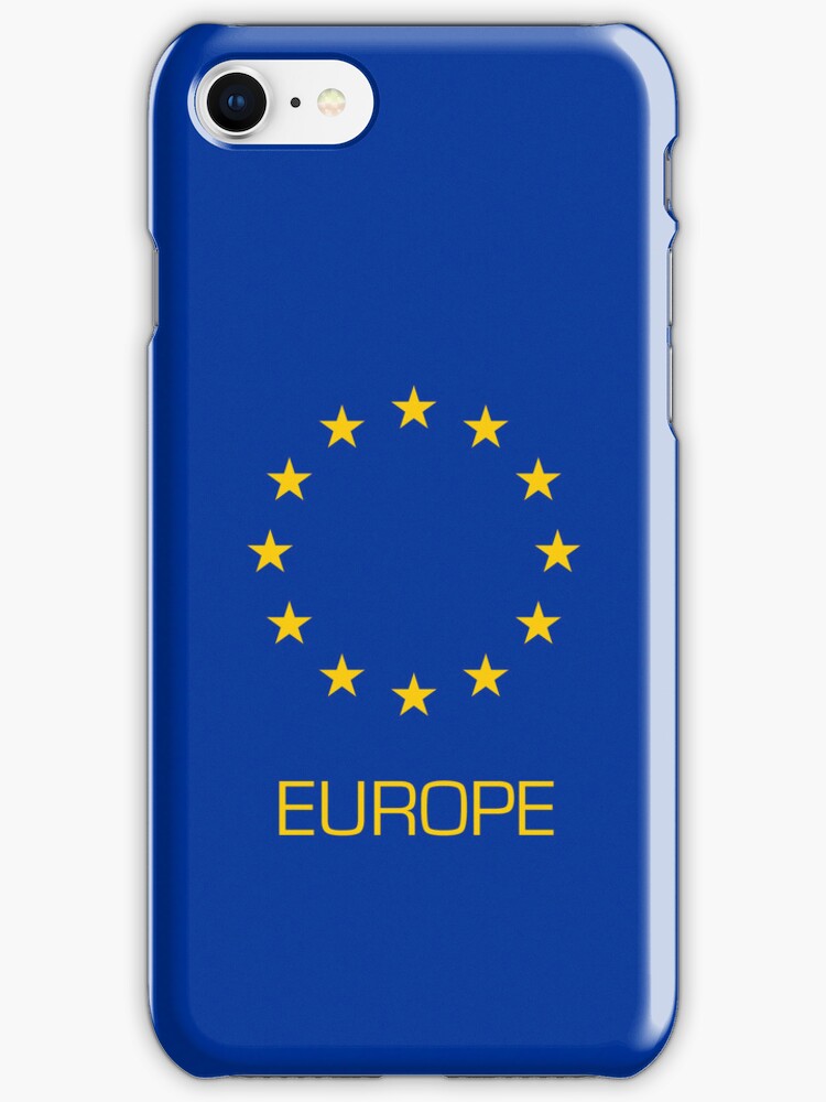 "Smartphone Case Flag of The European Union (Europe)" iPhone Cases
