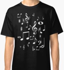 Camiseta clásica Notas musicales
