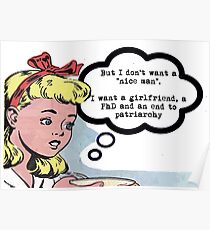 I don't want a "nice man" (feminism) Poster