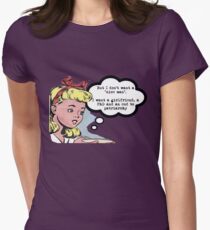 I don't want a "nice man" - feminist tee Women's Fitted T-Shirt