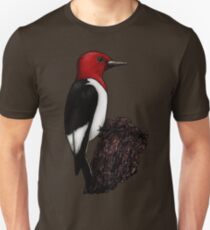 Ruby the Red-Headed Woodpecker Unisex T-Shirt